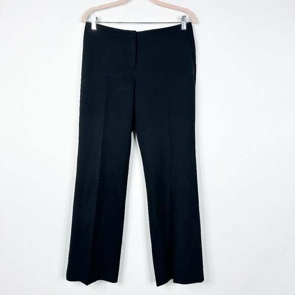 2/$30 Chico's Straight Leg Slack Pants Black 4 #BAG5 - Picture 3 of 7